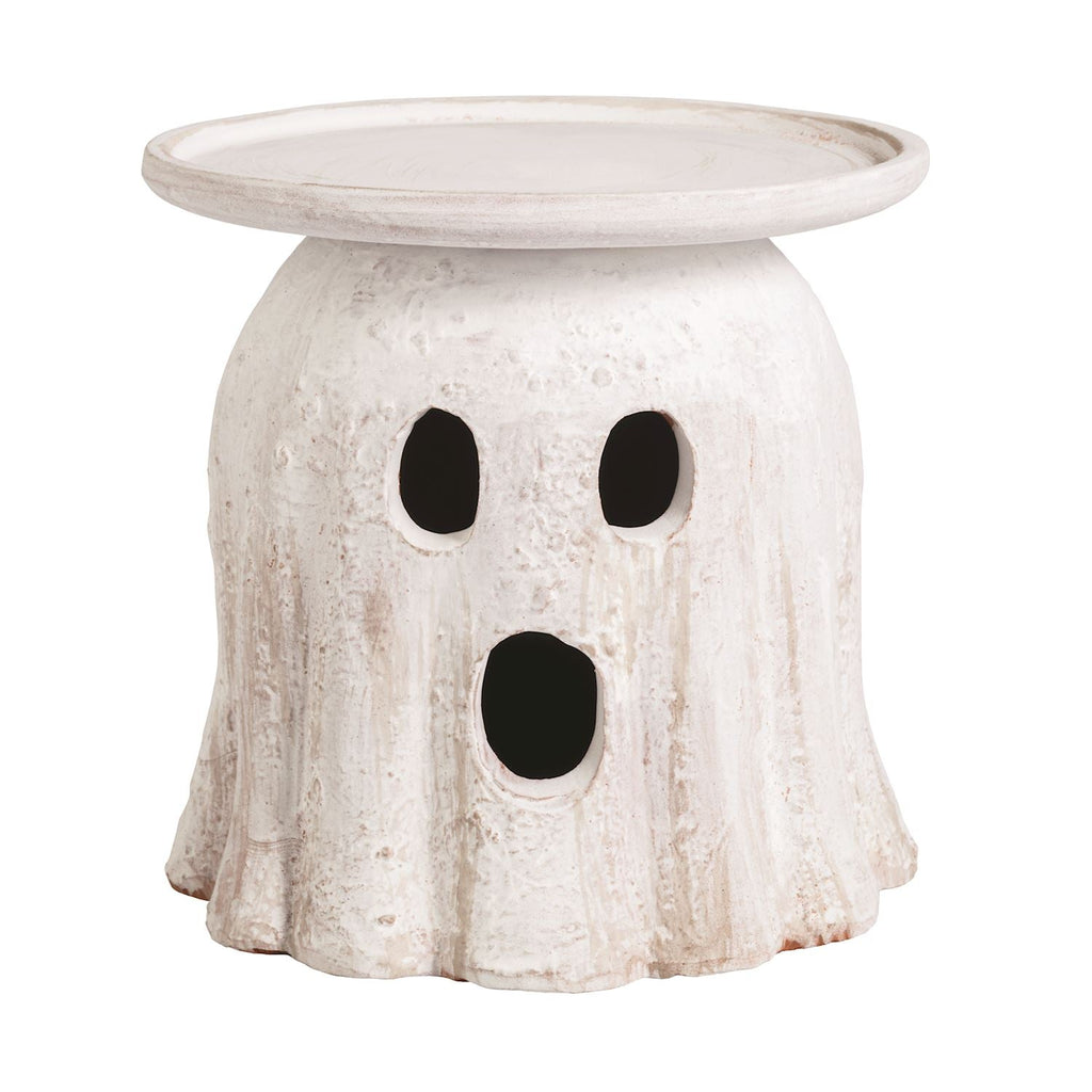 Terracotta Halloween Pillar Candle Holder