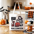 It's Never Too Early for Halloween Tote Bag, Funny Retro Gift Shopper for Sassy Women